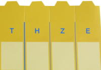 Ausschnitt Klappstellentafel THZE